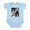 Sky Blue, variant on CafePress - 4Squarexray B Body Suit - Baby Light Bodysuit, Size Newborn - 24 Months