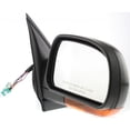 thumbnail image 3 of For GMC Envoy 2004 2005 2006 Door Mirror Passenger Side | Outer | Rear | Power | Manual Folding | Smooth | w/ Amber Light | GM1321349 | 15789757, 3 of 5