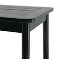 thumbnail image 6 of Open Box Jack Post Outdoor Hardwood Square Patio Dining Side End Table, Black, 6 of 8