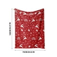 thumbnail image 5 of JLFNYA Christmas Blanket, 28*40 in Throw Blankets, Throw Blankets Under $10, Soft Fleece Blanket,Warm Plush Christmas Decoration, Winter Cozy Holiday Cabin Throw for Sofa Couch, Gifts for Women, 5 of 5