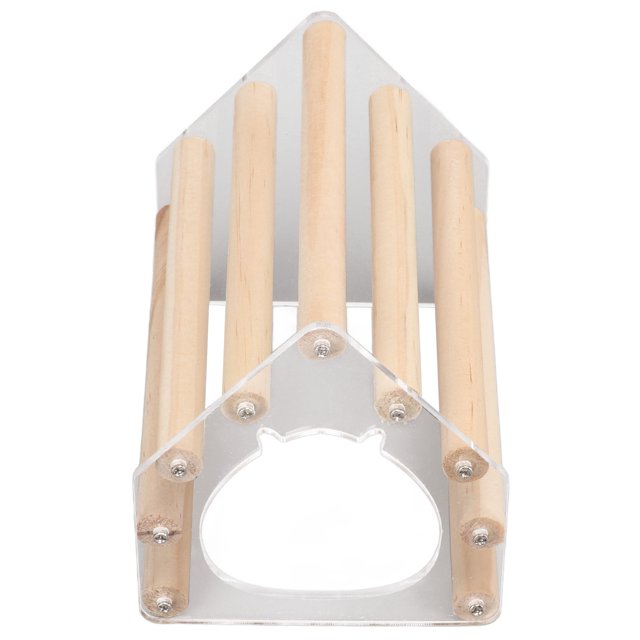 Casa de madera para hámster casa de hámster con aguja minimalista de madera dormitorio para dormir para jerbos ratones oso dorado conejillo de Indias ANGGREK Otros