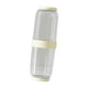 thumbnail image 4 of Portacepillos de dientes, Estuche de viaje para cepillos de dientes con tapa, Contenedor para cepillos de dientes, 2 piezas amarillas, 4 of 9