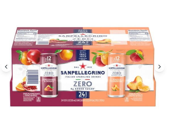 SAN PELLEGRINO ZERO MINERAL WATER VARIETY 24 CT/11.15 OZ