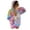 Multicolor, variant on Women's Hoodies Reverse Tie Dye Sweatshirt Printed Hooded Long Sleeve Pullover for Teen Girls with Pocket Hooded Sweatshirt Women Hooded Sweatshirt Women Pink L