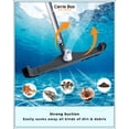 thumbnail image 7 of Carrie Box Deluxe Xl 20-Inch 2 in 1 Curved Pool Brush with Vacuum Head | Durable Bristles | Swivel Hose | Ez Clip Handle, 7 of 7