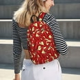 thumbnail image 5 of Yiaed Fire Extinguisher Print Print Laptop Backpack Travel Canvas Backpack Vintage Aesthetic Backpack for School Knapsack Backpack Backpack for School-, 5 of 5