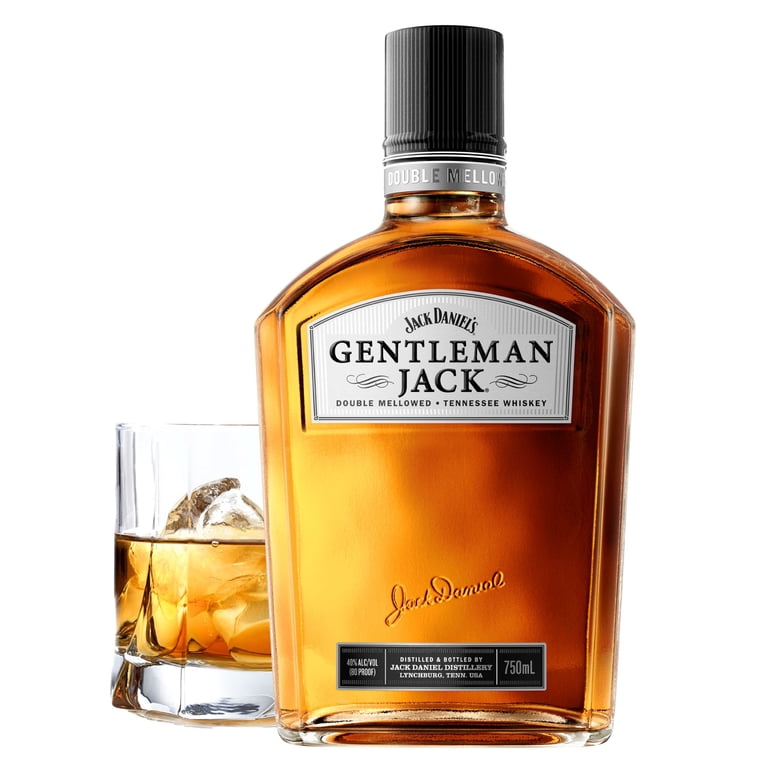 Black & White Premium12年 木箱入り 750ml Jack Daniel's, Tennessee Whiskey, 750 ml Bottle, Double Mellowed
