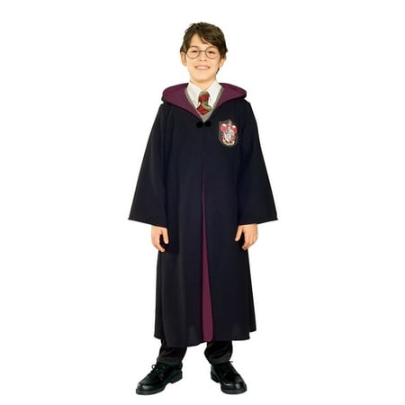 DELUXE HARRY POTTER robe hogwarts wizard boys girls gryffindor costume Medium