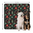 thumbnail image 3 of Festive Print Washable Puppy Pads 72x72 Inch, Christmas Themed Reusable Dog Mats for Your Large Pet's Holiday Season Needs and Care, 3 of 8