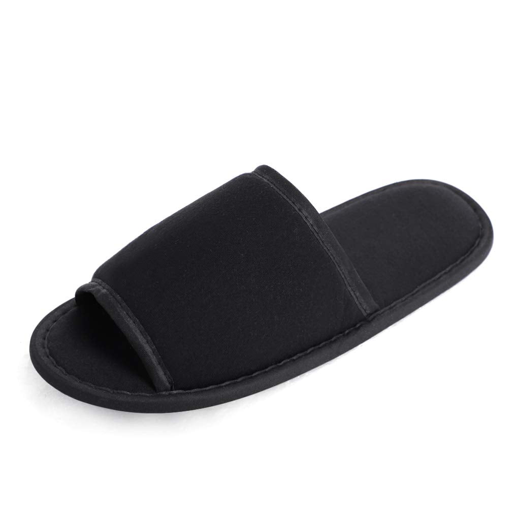 Spa Slippers Indoor Hotel Slippers Reusable Portable Open Toe Travel Slippers with Carry Bag Breathable Nonslip Slippers for Home Guests Walmart