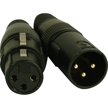 American Dj Connector - American DJ 3-Pin Male - Female XLR Connectors