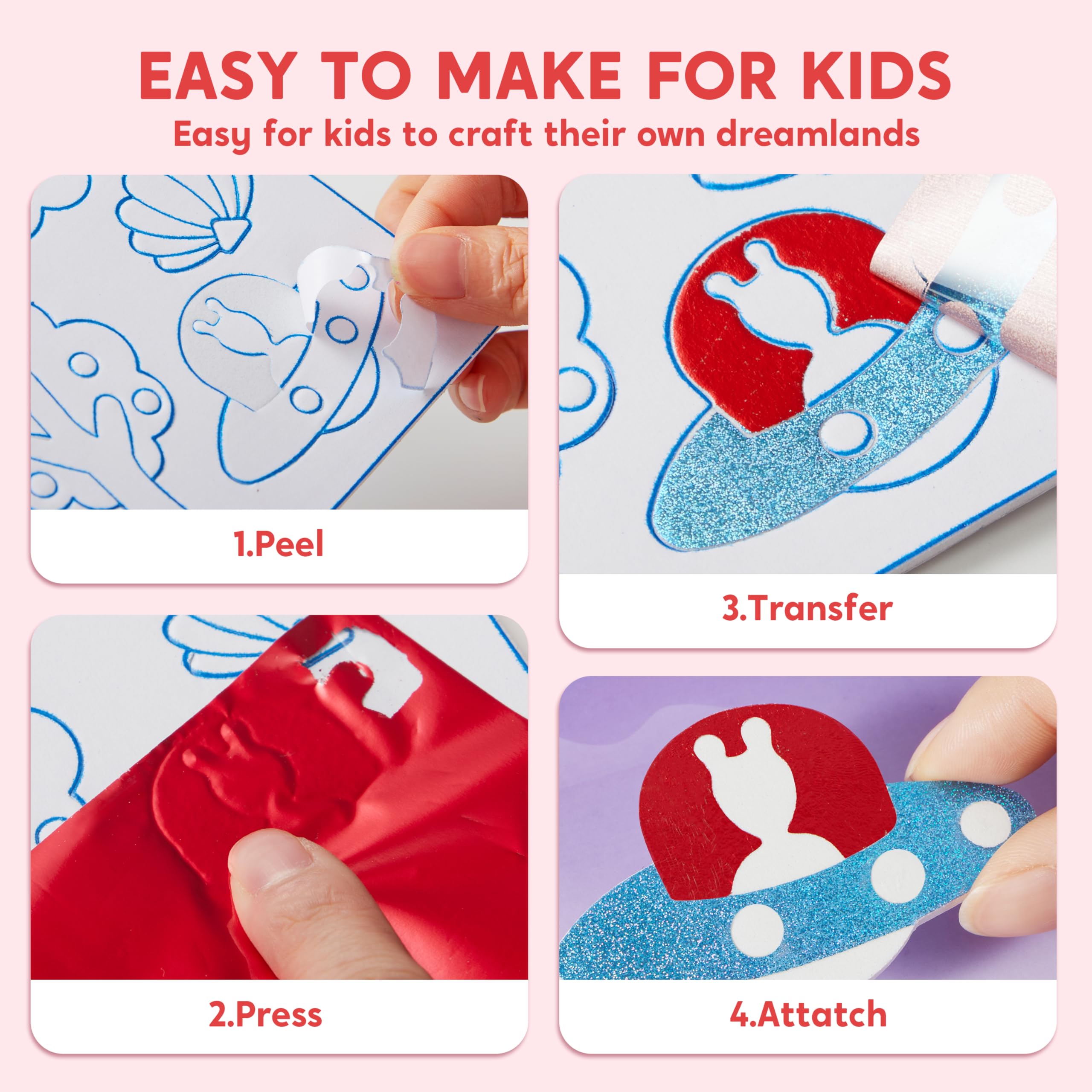 Joyfy Fashion Foil Art Kit for Kids photo 3