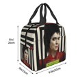 thumbnail image 2 of Beetlejuice Beetlejuice Lunch Bag, Insulated Lunch Box Large Capacity Reusable Insulated Cooler Lunch Totes Bag For Work Office School Camping Travel Picnic, 2 of 7