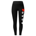 thumbnail image 4 of Rovga Women Pants Printed Tights Leggings Slim Yoga Sport Leggings High Waist Trousers Workout Outwear, 4 of 4