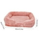 thumbnail image 3 of Fiudx Cama Relajante para Perros, Cojín Suave de Piel Sintética, Borde Elevado para Mayor Comodidad, Base de Pvc Antideslizante, para Perros y Gatos Pequeños y Medianos, Colchón Cálido para Dormir, T, 3 of 6
