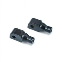 Kuryakyn 8868 Front Tapered Peg Adapter - Gloss Black