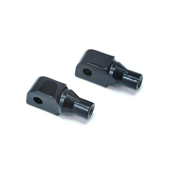 Kuryakyn 8868 Front Tapered Peg Adapter - Gloss Black
