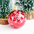 thumbnail image 5 of 6 cm Christmas Snowflake Plastic Hanging Ball Pendant Snowflake Ball for Christmas Decor, 5 of 5
