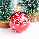 thumbnail image 5 of Bola colgante de plástico con forma de copo de nieve navideño de 6 cm, bola colgante de copo de nieve para decoración navideña, 5 of 5