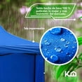 thumbnail image 3 of Toldo Carpa Con Pared Impermeable Plegable Acero 3x3 M azul KingsHouse TOLPAR3X3-1-IMP, 3 of 8
