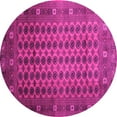 thumbnail image 1 of Ahgly Company Indoor Round Southwestern Pink Country Area Rugs, 5' Round, 1 of 4
