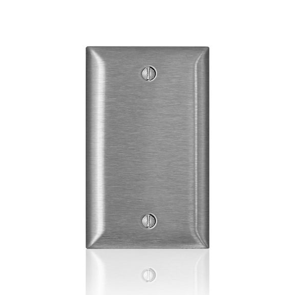 Leviton SL13 Wallplate, Stainless Steel