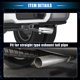 thumbnail image 5 of Tubo de escape de coche compatible con Toyota Tacoma 2005-2023, anticorrosión, entrada de 2,8 pulgadas, salida de 3,54 pulgadas, 8,5 pulgadas de longitud, acero inoxidable, tono plateado, 5 of 7