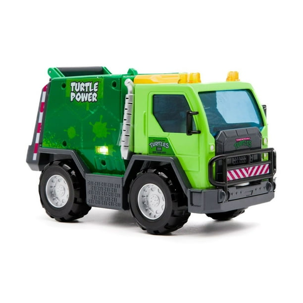 TMNT Thrashn Battle Garbage Truck, Green Indoor Playground Toy