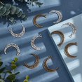 thumbnail image 5 of 40Pcs Alloy Moon Charms Rrescent Moon Charm Hollow Luna Celestial for Jewelry Making, 5 of 7