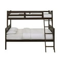 thumbnail image 2 of Picket House Furnishings Santino Twin Over Full Bunk Bed in Espresso, 2 of 9