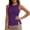 #H-Purple, variant on ZHYou Womens Ribbed Tank Tops Slim Fit Racerback Form Fit Sleeveless Crew Neck Casual Basic Cami Tops