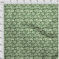 thumbnail image 4 of oneOone Rayon Green Fabric Leaves Quilting Supplies Print Sewing Fabric By The Yard 56 Inch Wide-DM, 4 of 8