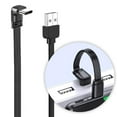 thumbnail image 2 of Right Angled 90 Degree Extension Cable USB Male to Type C Data Adapter Cord 65W Fast Charging, 2 of 8