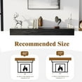 thumbnail image 3 of Woodty 60" x 5" Pine Wood Farmhouse Fireplace Mantel Shelf, 3 of 7