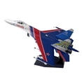thumbnail image 2 of Su-27 de simulación 1:100, Flanker, modelo fundido a presión de aleación soviética 1987 con soporte, decoración de mesa para colecciones, 1 u, 2 of 8