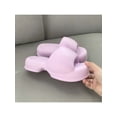 thumbnail image 5 of Gomelly Ladies Home Shoes Open Toe Slide Sandals Soft Sole House Slippers Comfort Slides Slipper Bedroom Indoor Outdoor Purple 8.5-9, 5 of 5