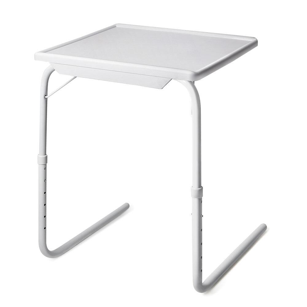 VERJE Foldable and Adjustable Small Study Overbed Computer Laptop Desk Sofa Folding Tray Table