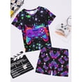 thumbnail image 3 of WIBACKER 3-12Years Kids Boys 2-Piece Pajamas 3D Games Console Short Sleeve Cool Summer PJ Set Toddler Sleepwear, 3 of 13