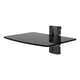 thumbnail image 2 of Repisa flotante de cristal templado, estilo moderno, DIAMOND SINGLE STAND. Soporta 10 kg /36 x 25cm., 2 of 7