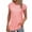 Fall Clothes Pink, variant on Womens Side Slit T-Shirts, Short Sleeve Shirts for Women Summer Casual Loose Fit Solid Color Athletic Crewneck Tees Basic Tops