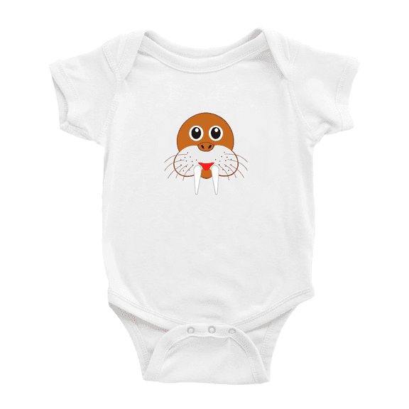 Walrus Face Cute Baby Jumpsuit Boy Girl Unisex