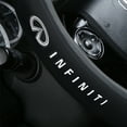 thumbnail image 3 of Customization Steering Wheel Cover Compatible with Infiniti, Black Genuine Leather Steering Wheel Cover, Anti-Slip Safety, Includes Cup Mat & 3-in-1 Charging Cable, 3 of 7
