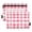 Pink Checkered Pattern, variant on 2 Pack Expandable Flip Folders with Clear PVC Window Binder Pouches 3-Ring Binder Organizer Red and Cream Diamond Shapes