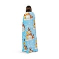 thumbnail image 4 of Winnie the Pooh Winter Hugs Disney Kids Silk Touch Throw Blanket, 50 x 70 inches Blue, 4 of 6
