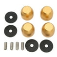 thumbnail image 3 of Speaker Isolation Stand Feet, CNC Processing Durable Audio Shock Absorption Pads Easy To Install  For Sound  Gold,Black,Silver, 3 of 8