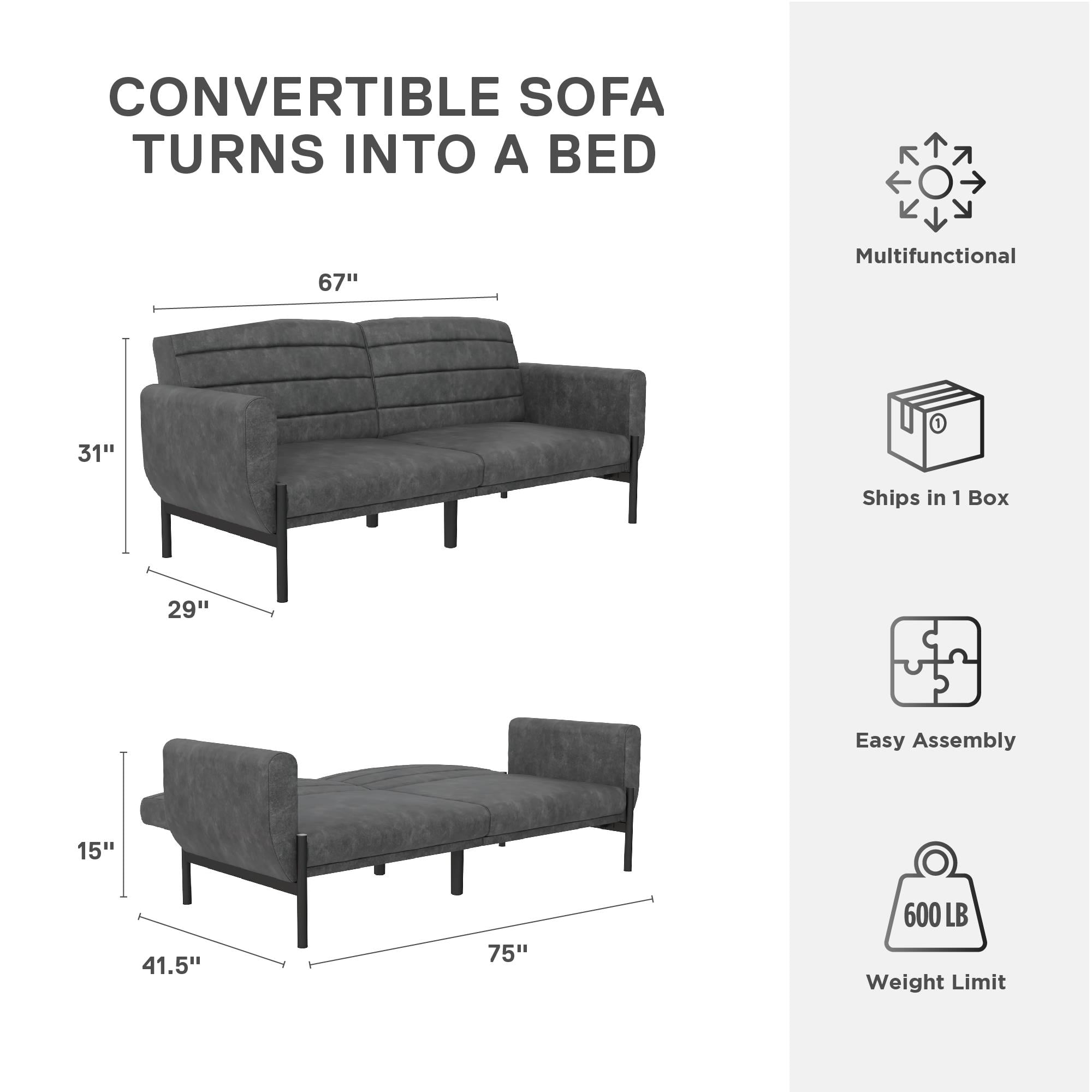 Dhp Sa Futon Sofa Bed And Couch