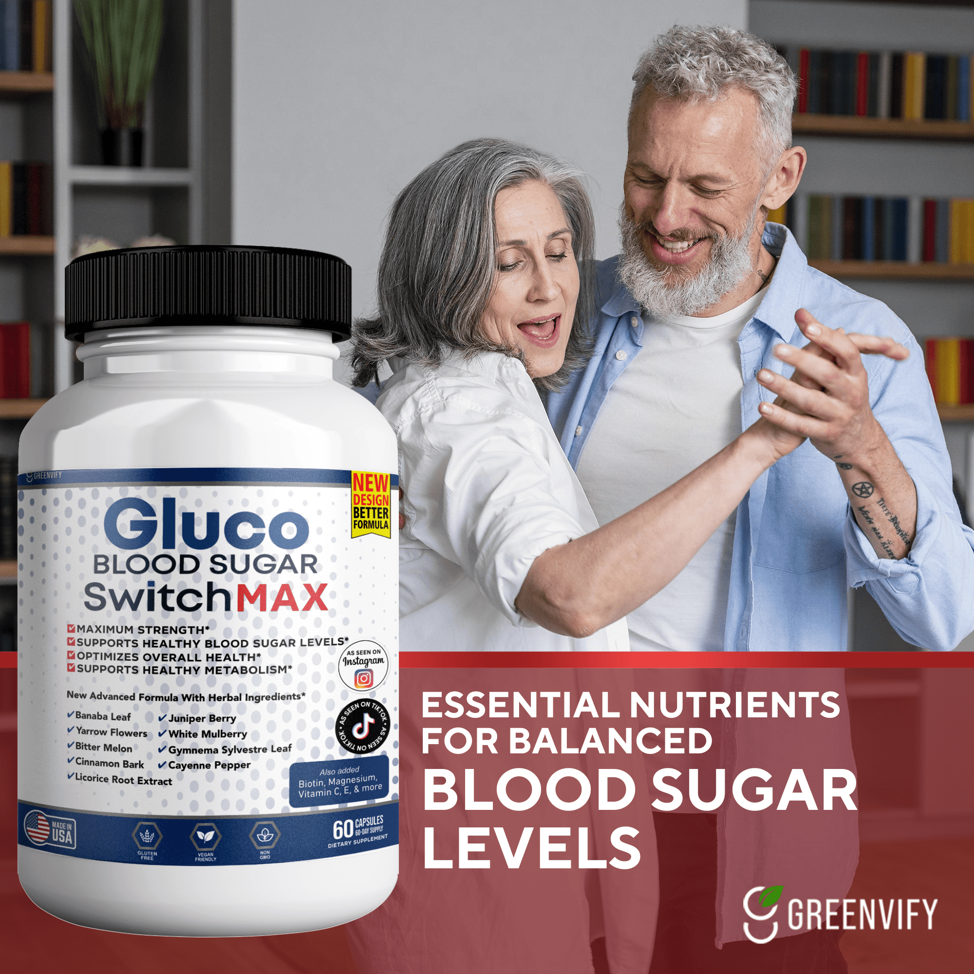 Sweet Restore Glycogen Support Max All Natural Herbal Formula to Maintain Healthy Blood Sugar and Energy Levels