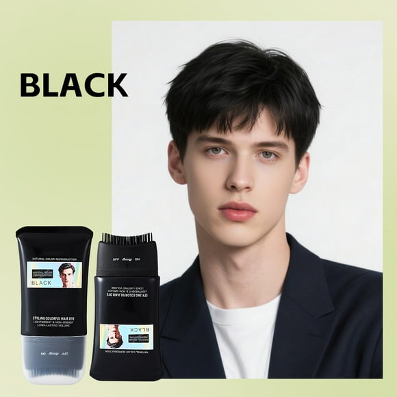 Peine para teñir el cabello para hombre, no graso, de larga duración y fácil de peinar, 120 g, color peludo