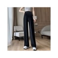 thumbnail image 2 of Sans Poches - Pantalon de Maternité d'Été Grande Taille, Léger, à Jambe Grand Fluide, 2 of 5