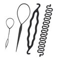 thumbnail image 2 of Nouvelle Mode Créateur de Cheveux pour Femmes Disque de Tressage Outils de Coiffure Accessoires (4 Pcs), 2 of 10